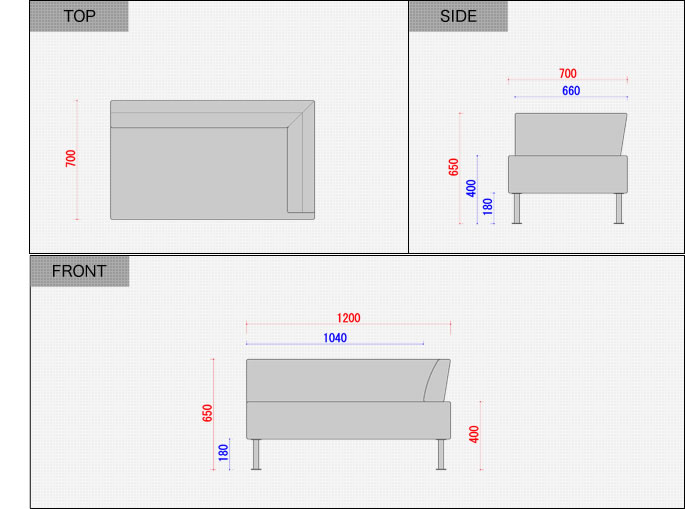 ソファー寸法